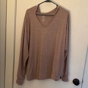 Lightweight, Happy Camper hooded top.